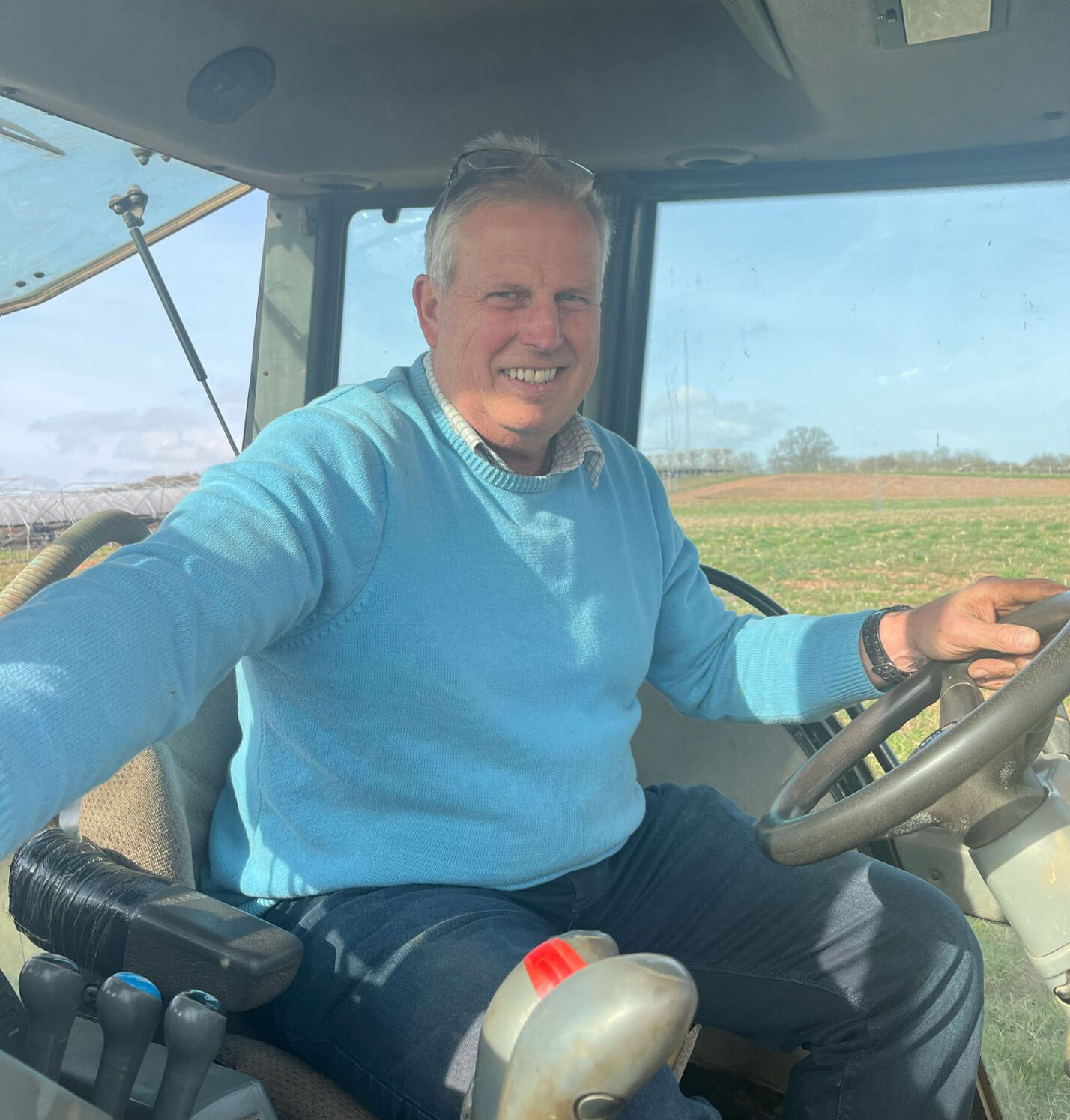 Simon in Tractor